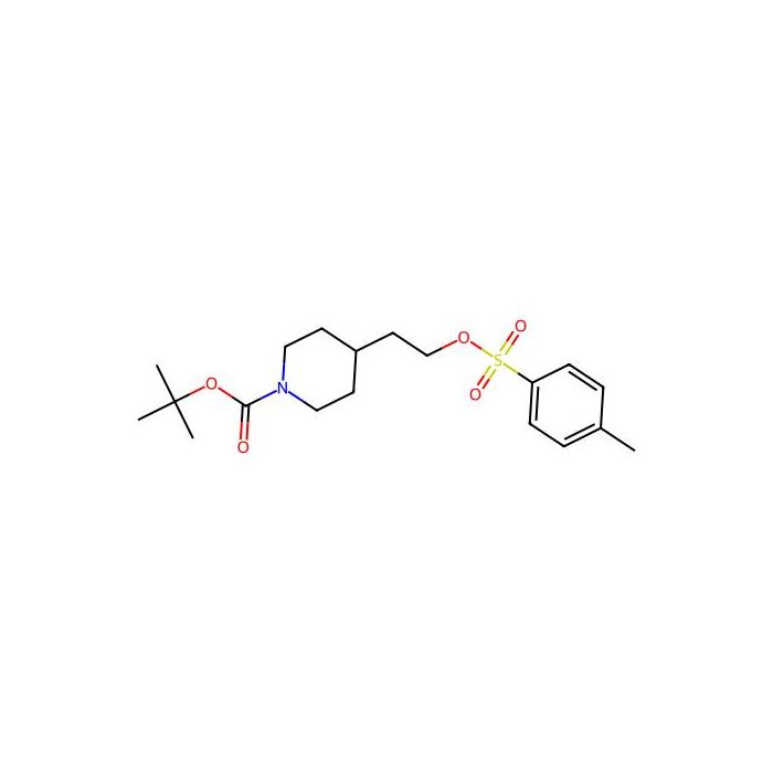 1-Piperidinecarboxylic acid, 4-[2-[[(4-methylphenyl)sulfonyl]oxy]ethyl]-, 1,1-dimethylethyl estertert-butyl 4-{2-[(4-methylbenzenesulfonyl)oxy]ethyl}piperidine-1-carboxylate