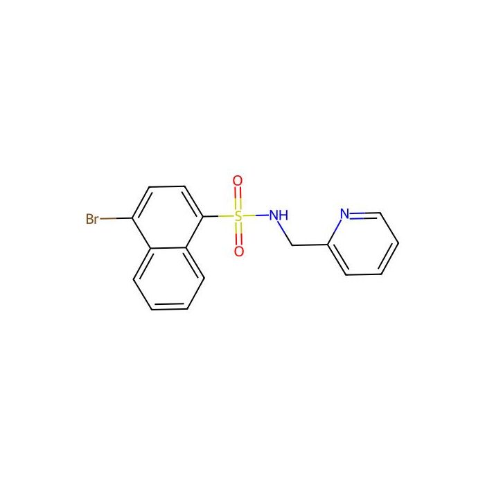 4-溴-N-(2-吡啶甲基)-1-萘磺酰胺