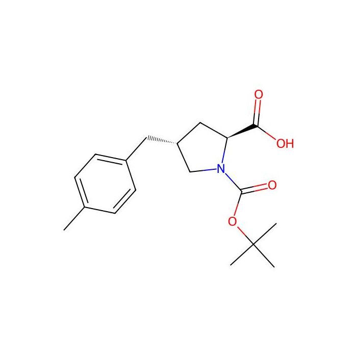 (2S，4R)-1-(叔丁氧基羰基)-4-(4-甲基苄基)吡咯烷-2-甲酸