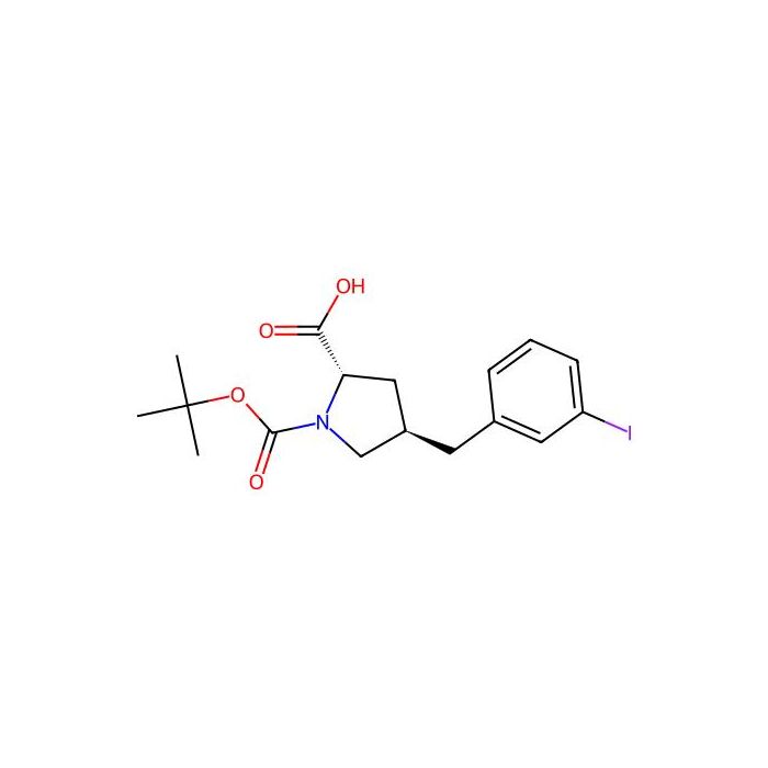 (2S，4R)-1-(tert-Butoxycarbonyl)-4-(3-iodobenzyl)pyrrolidine-2-carboxylicacid