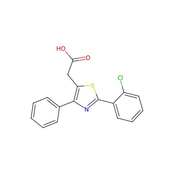 2-(2-(2-氯苯基)-4-苯基噻唑-5-基)乙酸