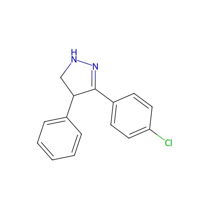 3-(4-氯苯基)-4-苯基-4，5-二氢-1H-吡唑