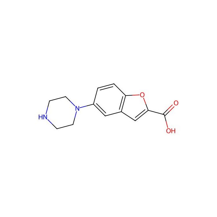 5-(哌嗪-1-基)苯并呋喃-2-羧酸