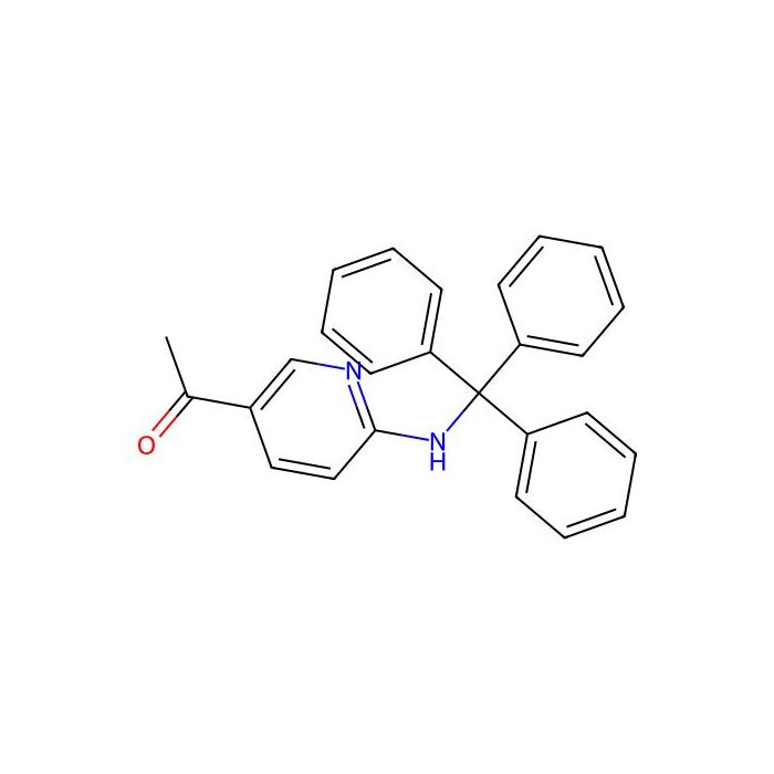1-(6-(三苯甲基氨基)吡啶-3-基)乙酮