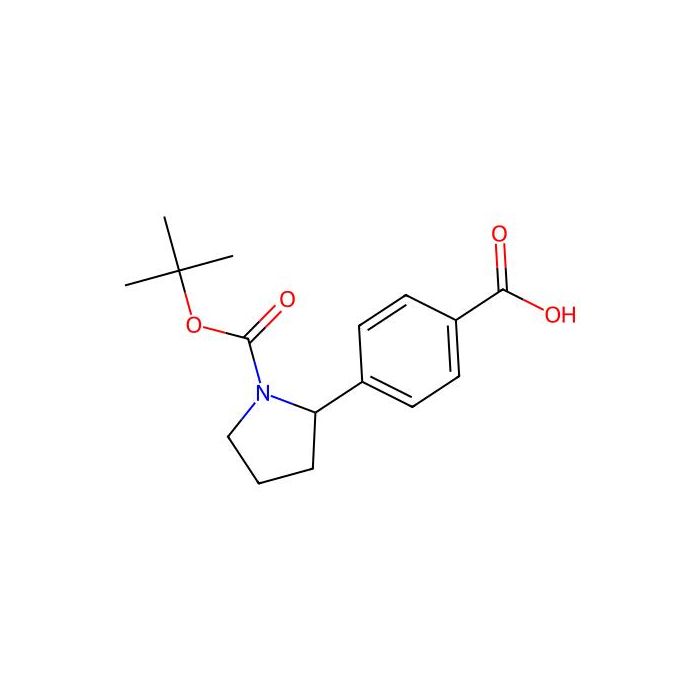 4-(1-(叔丁氧羰基)吡咯烷-2-基)苯甲酸