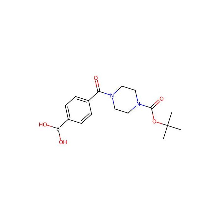 (4-(4-(叔丁氧基羰基)哌嗪-1-羰基)苯基)硼酸（含有数量不等的酸酐）