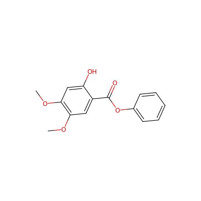 2-羟基-4，5-二甲氧基苯甲酸苯酯