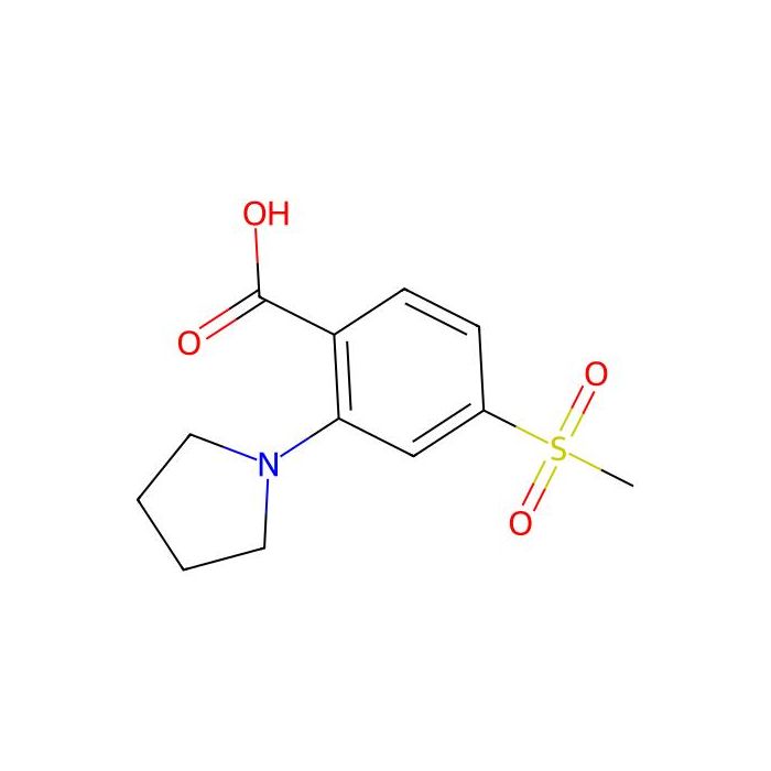 2-(1-吡咯烷基)-4-甲砜基苯甲酸