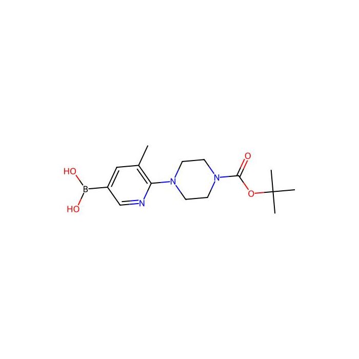 6-(4-(叔丁氧基羰基)哌嗪-1-基)-5-甲基吡啶-3-基硼酸