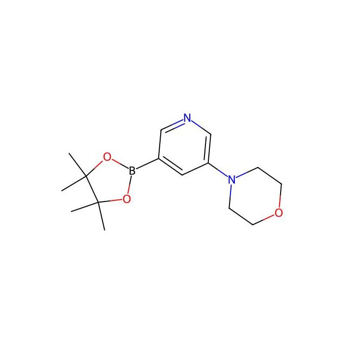 4-(5-(4,4,5,5-四甲基-1,3,2-二氧硼杂环戊烷-2-基)吡啶-3-基)吗啉