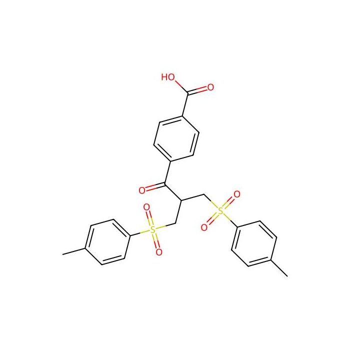 4-(3-甲苯磺酰-2-(甲苯磺酰甲基)丙酰)苯甲酸