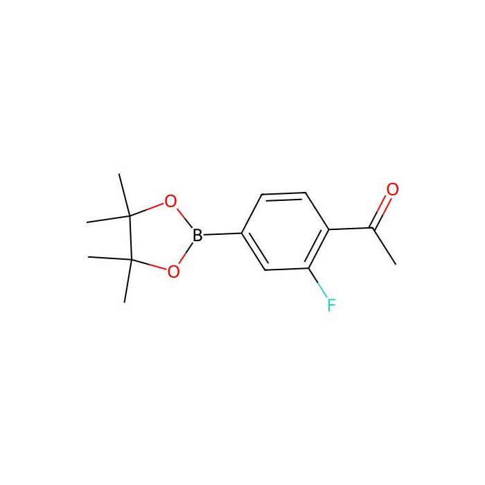 1-(2-氟-4-(4，4，5，5-四甲基-1，3，2-二氧硼杂环戊烷-2-基)苯基)乙酮