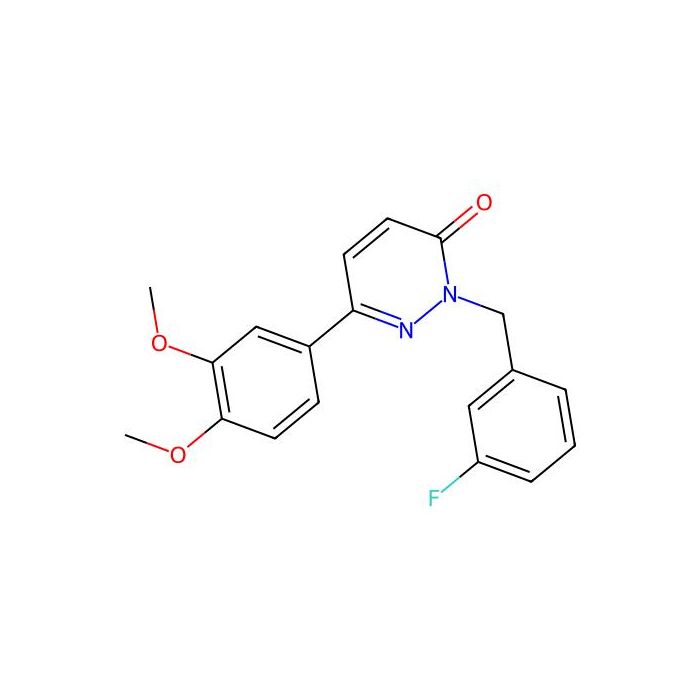 6-(3，4-二甲氧基苯基)-2-[(3-氟苯基)甲基]-3(2H)-哒嗪酮