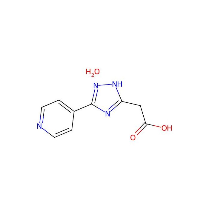 (5-Pyridin-4-yl-4H-1,2,4-triazol-3-yl)acetic acid hydrate