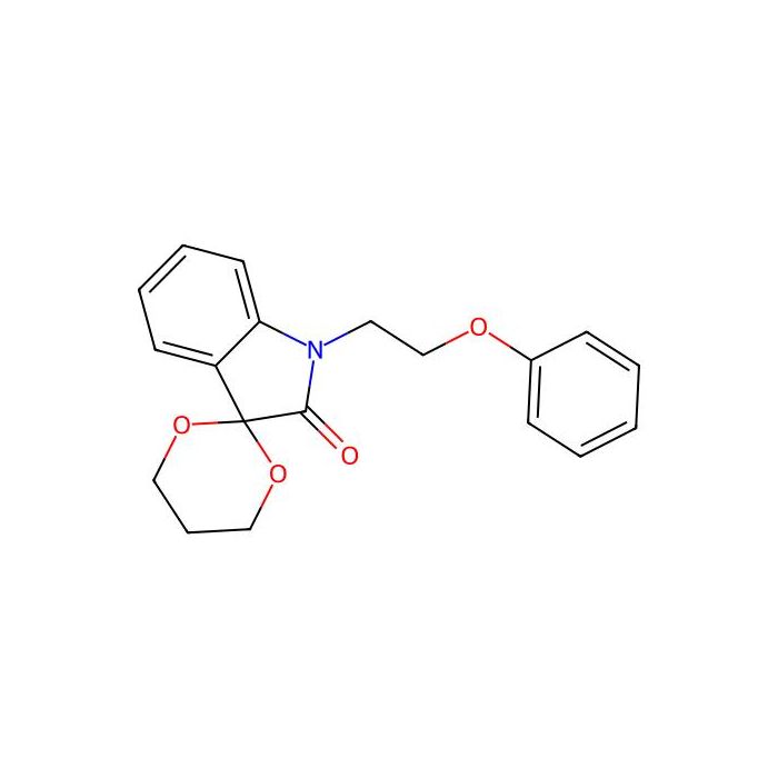 1'-(2-Phenoxyethyl)-1',2'-dihydrospiro([1,3]dioxane-2,3'-indole)-2'-one