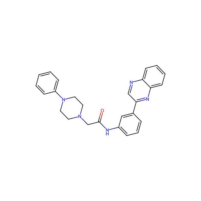 2-(4-phenylpiperazin-1-yl)-N-(3-quinoxalin-2-ylphenyl)acetamide
