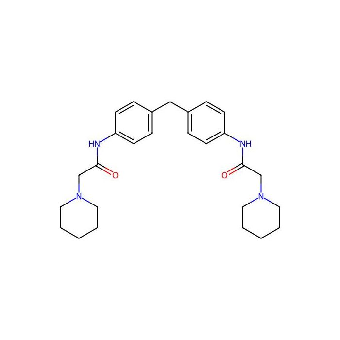 1-Piperidineacetamide, N,N'-(methylenedi-4,1-phenylene)bis-