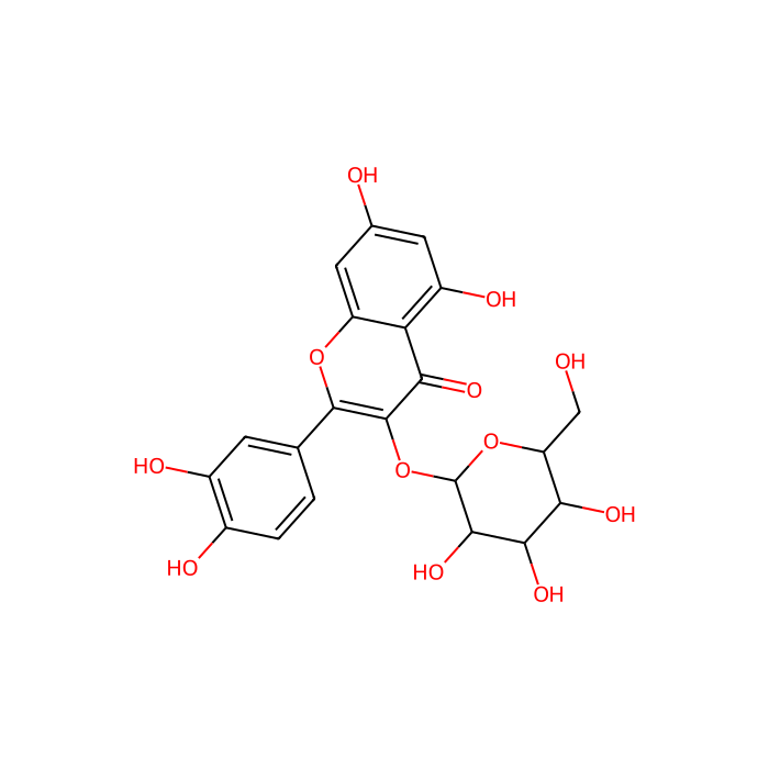 槲皮素 3-β-D-葡萄糖甙
