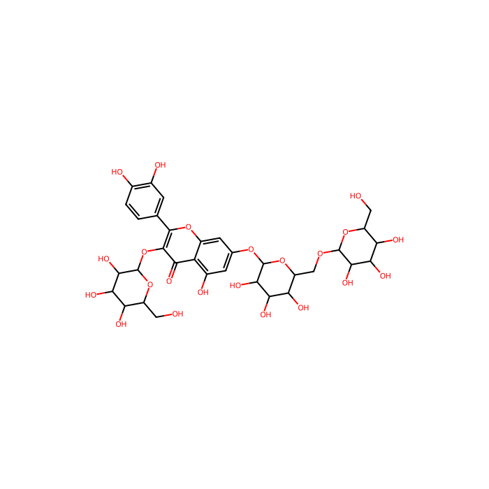 槲皮素-3-O-β-D-葡萄糖-7-O-β-D-龙胆双糖苷