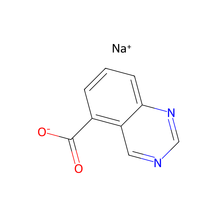 quinazoline-5-carboxylic acid;sodium salt