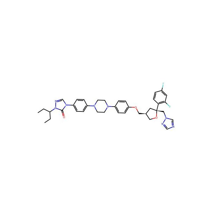 4-[4-[4-[4-[[(3R,5R)-5-(2,4-difluorophenyl)-5-(1,2,4-triazol-1-ylmethyl)oxolan-3-yl]methoxy]phenyl]piperazin-1-yl]phenyl]-2-pentan-3-yl-1,2,4-triazol-3-one