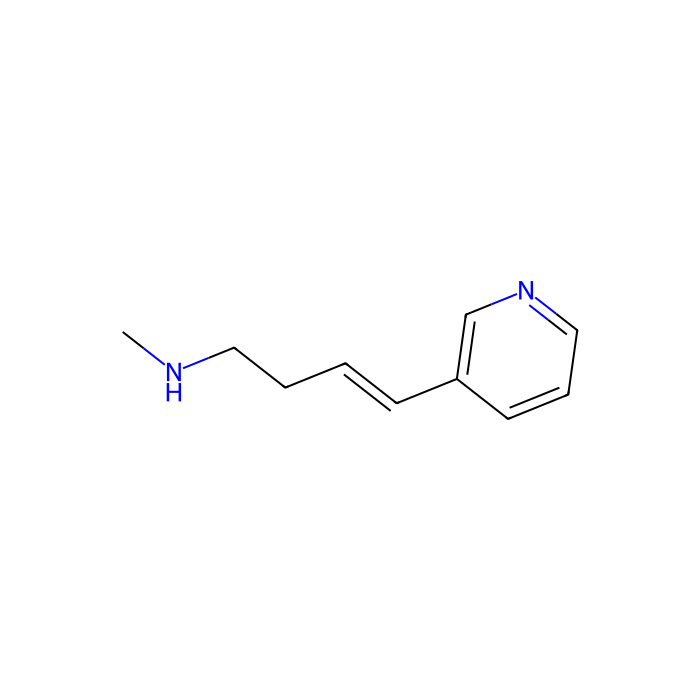 (E)-位变异烟碱(RJR-2403), 烟碱乙酰胆碱受体 α4 亚基的激动剂
