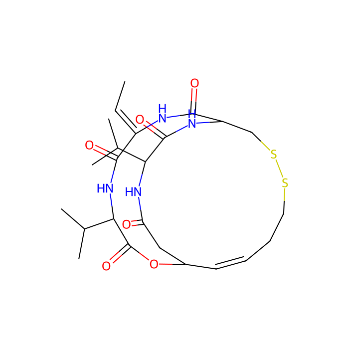 Romidepsin,HDAC1和HDAC2抑制剂, 组蛋白去乙酰化酶抑制剂