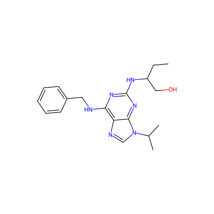 Roscovitine (Seliciclib,CYC202), 细胞周期蛋白依赖性激酶 5 抑制剂