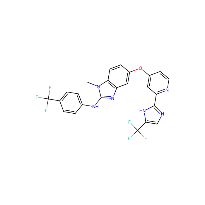 RAF265 (CHIR-265),Raf激酶和VEGFR-2抑制剂, 血管内皮生长因子受体 2 抑制剂