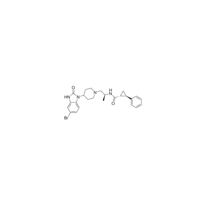 (1R,2R)-N-([S] -1-{4-[5-溴-2-氧代-2,3-二氢-1H-苯并(d)咪唑-1-基]哌啶-1-基}丙-2-基)-2-苯基环丙烷甲酰胺