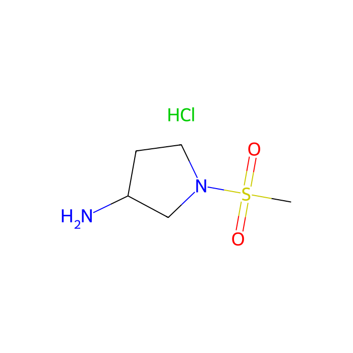 (3R)-1-甲磺酰吡咯烷-3-胺盐酸盐