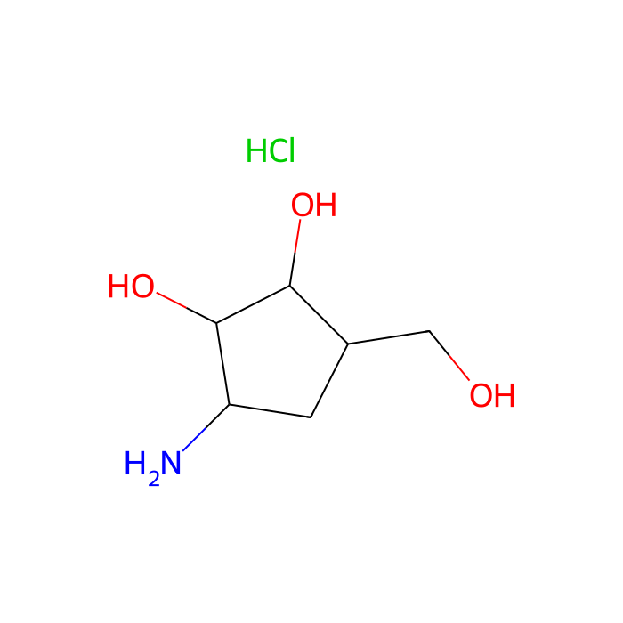 (1R,2S,3R,5R)-3-氨基-5-(羟甲基)环戊烷-1,2-二醇盐酸盐