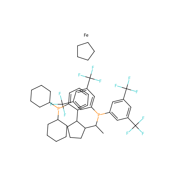 （R）-（+）-1-[（R）-2-（2′-二环己基膦基苯基）二茂铁基]乙基双（3,5-三氟甲基苯基）膦