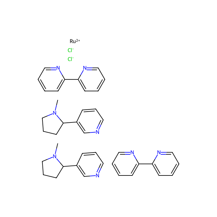 RuBi-Nicotine,笼状的尼古丁