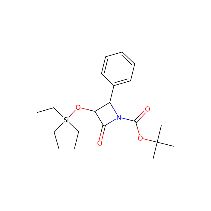 (3R, 4S)-3-(三乙基硅氧基)-4-苯基-2-氧-氮杂环丁-1-甲酸叔丁酯