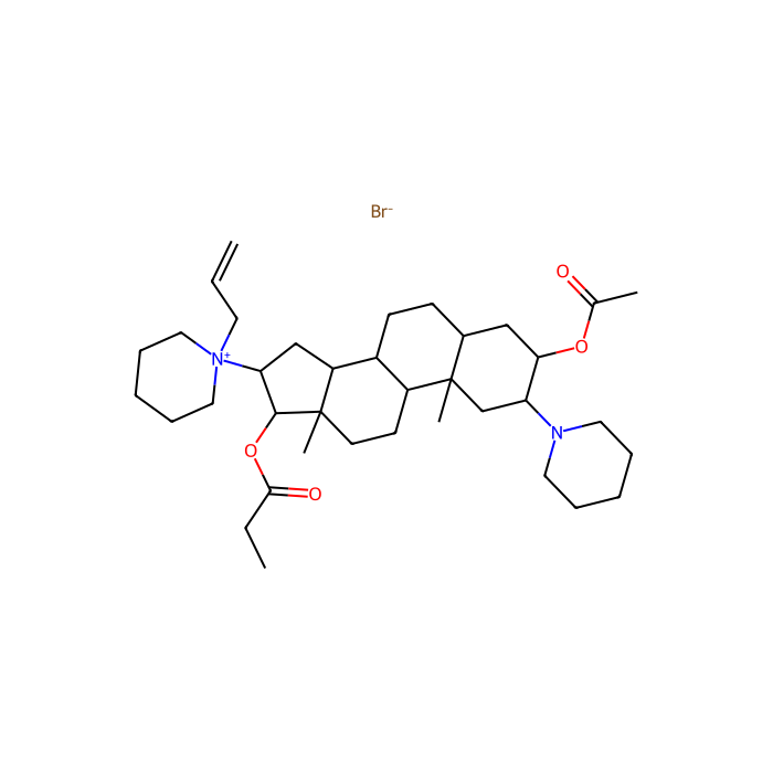 Rapacuronium Bromide, 肌肉型烟碱乙酰胆碱受体拮抗剂