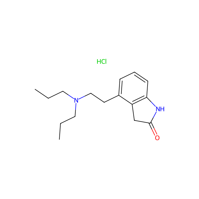 盐酸罗匹尼罗, D2 类多巴胺受体激动剂
