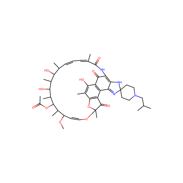 利福布汀, 细菌 DNA 定向 RNA 聚合酶抑制剂