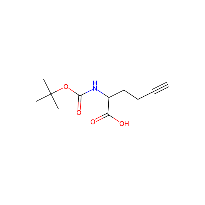 (R)-2-(Boc-氨基)-5-己炔酸