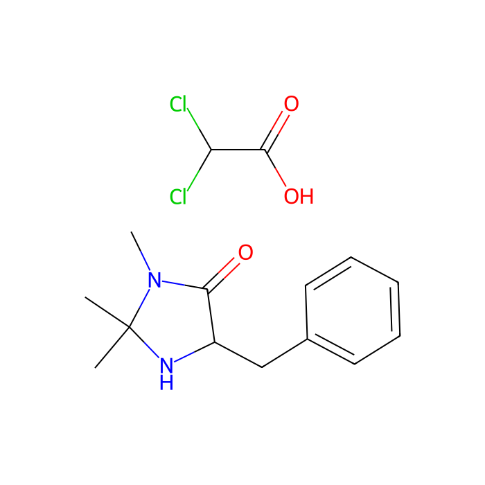 (5R)-(+)-2,2,3-三甲基-5-苄基-4-咪唑i二none 二氯乙酸
