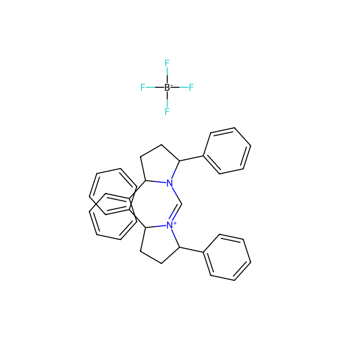 (2R,5R)-1-(((2R,5R)-2, 5-二苯基吡咯烷-1-基)亚甲基)-2,5-二苯基吡咯烷鎓四氟硼酸盐