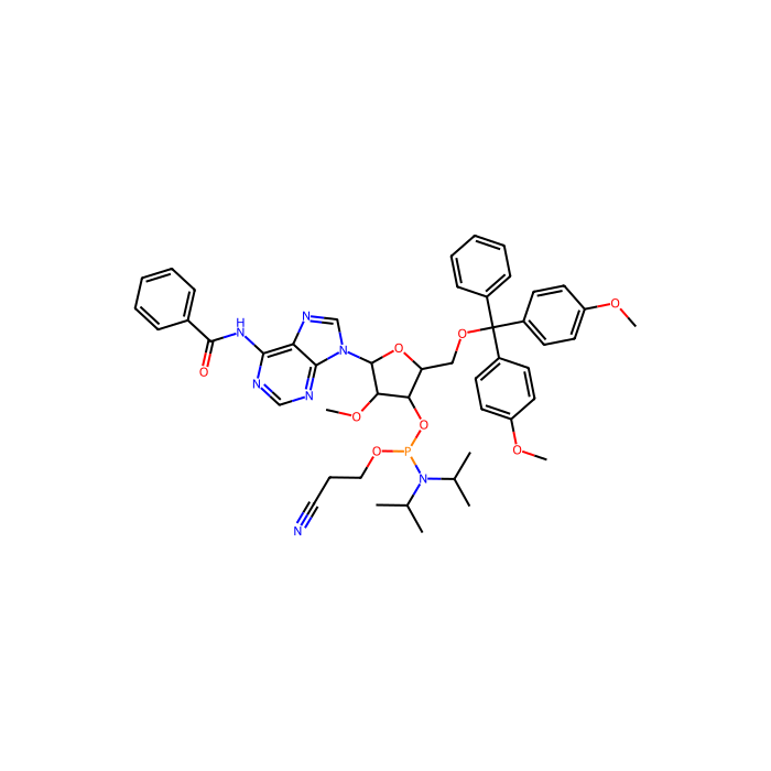 DMT-2'-O-甲基-rA(Bz)亚磷酰胺