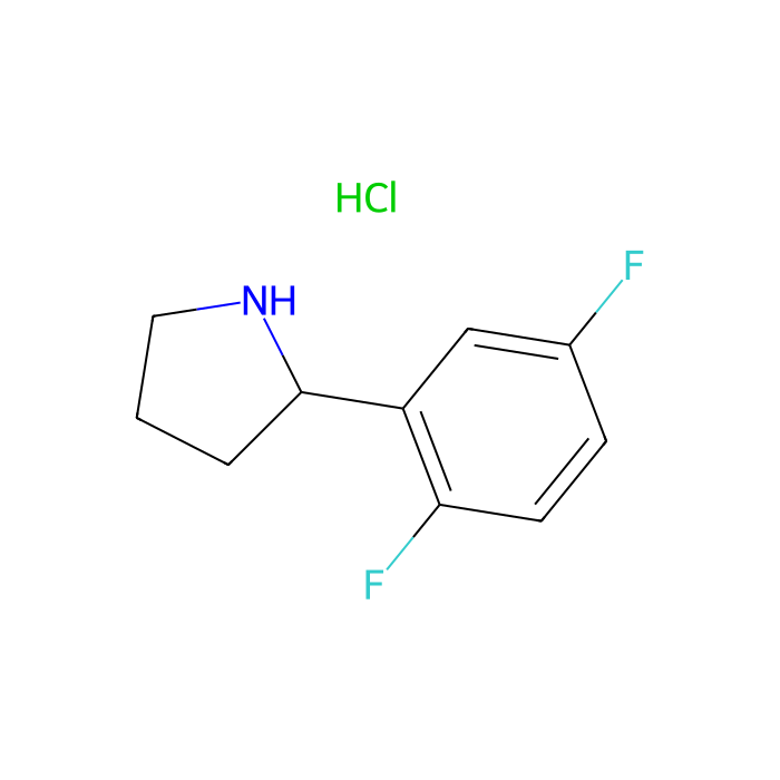 (R)-2-(2,5-二氟苯基)吡咯烷盐酸盐