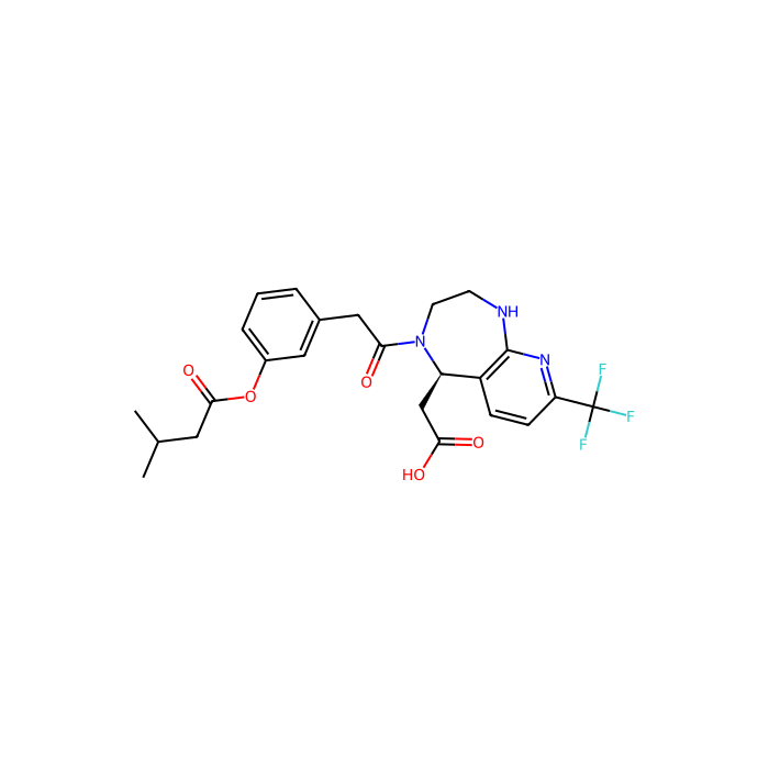 2-[(5R)-4-(2-{3-[(3-methylbutanoyl)oxy]phenyl}acetyl)-8-(trifluoromethyl)-1H,2H,3H,4H,5H-pyrido[2,3-e][1,4]diazepin-5-yl]acetic acid, BB 3 受体激动剂