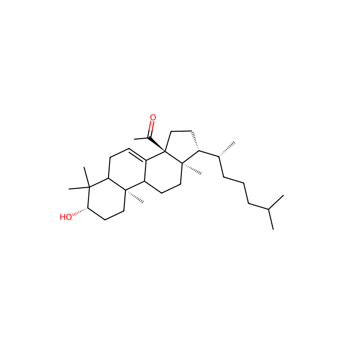 1-[(2R,5S,11S,14R,15R)-5-hydroxy-2,6,6,15-tetramethyl-14-[(2R)-6-methylheptan-2-yl]tetracyclo[8.7.0.0^{2,7}.0^{11,15}]heptadec-9-en-11-yl]ethan-1-one, 羟甲基戊二酰-CoA 还原酶抑制剂
