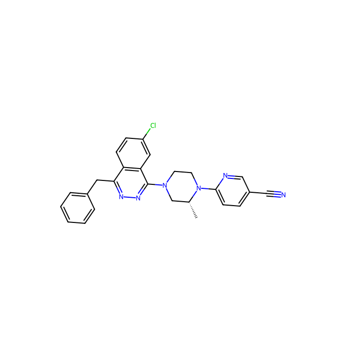 6-[(2R)-4-(4-benzyl-7-chlorophthalazin-1-yl)-2-methylpiperazin-1-yl]pyridine-3-carbonitrile, 鞘氨醇-1-磷酸裂解酶 1 抑制剂