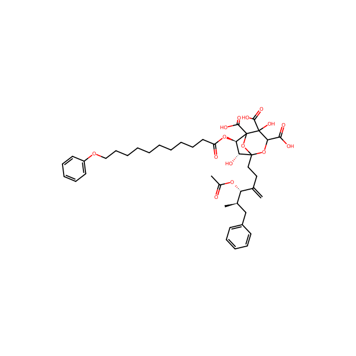 (6R,7R)-1-[(4S,5R)-4-(acetyloxy)-5-benzyl-3-methylidenehexyl]-4,7-dihydroxy-6-[(11-phenoxyundecanoyl)oxy]-2,8-dioxabicyclo[3.2.1]octane-3,4,5-tricarboxylic acid, 角鲨烯合成酶抑制剂 