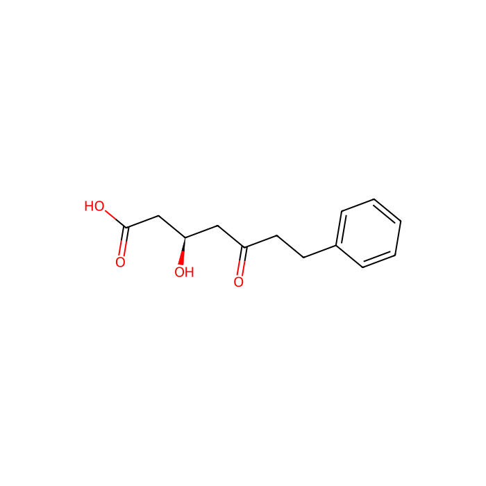 (3R)-3-hydroxy-5-oxo-7-phenylheptanoic acid, 羟甲基戊二酰-CoA 还原酶抑制剂