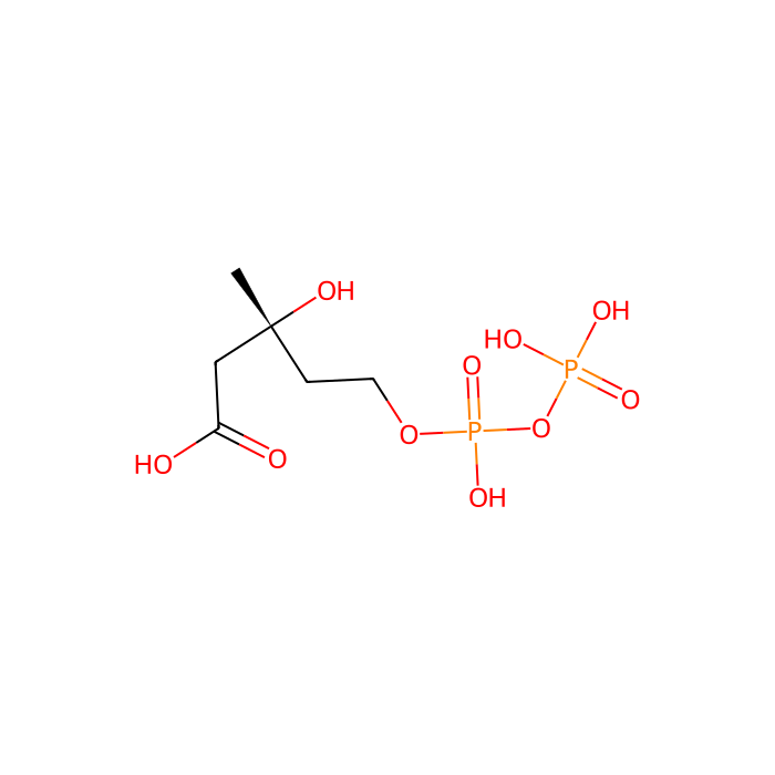 (R)-5-diphosphomevalonate, 磷酸甲羟戊酸激酶抑制剂