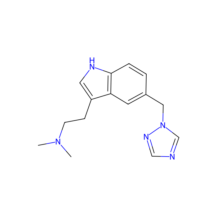 Rizatriptan, 5-HT 1A 受体激动剂；5-HT 1B 受体激动剂；5-HT 1D 受体激动剂；5-HT 1e 受体激动剂；5-HT 1F 受体激动剂